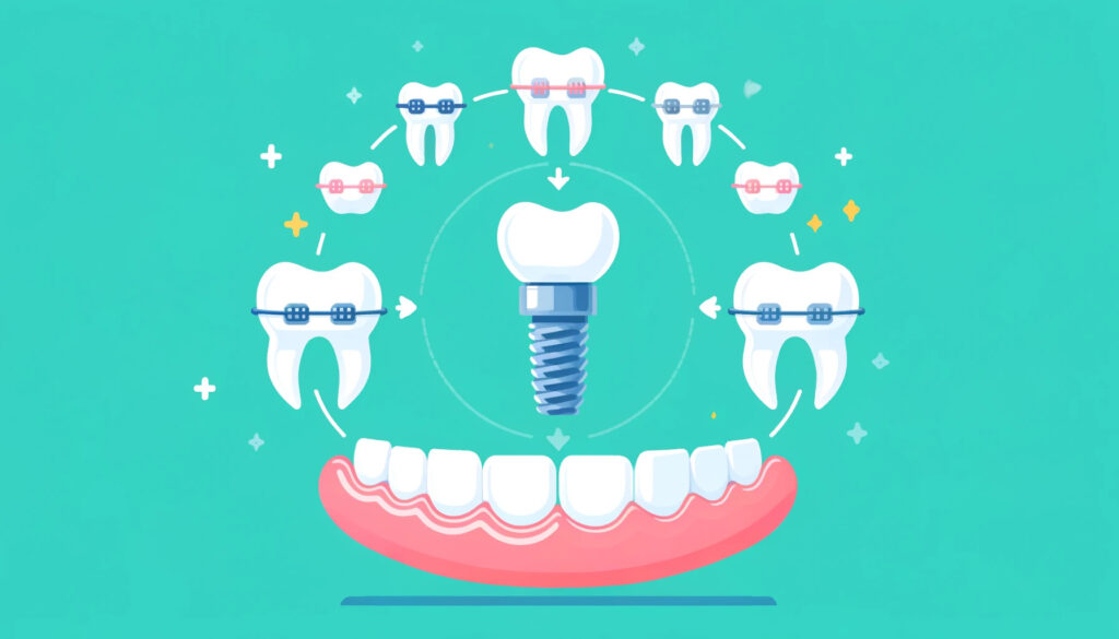 歯列矯正とインプラントの関係
